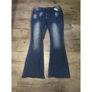 Nova Blue Women's Flare Jeans